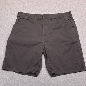 Carhartt Shorts B283 CHR Men's 42‎ Gray Canvas Twill Work Short Utility (Tag44)
